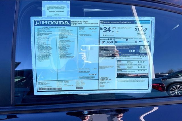 2026 Honda Civic Sport