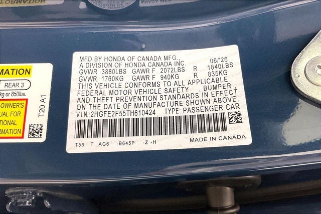 2026 Honda Civic Sport