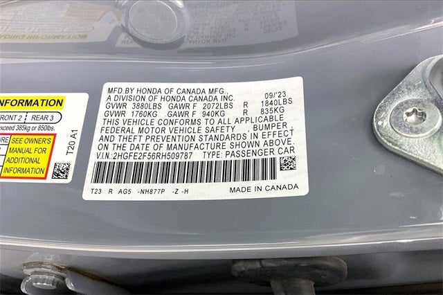 2024 Honda Civic Sport