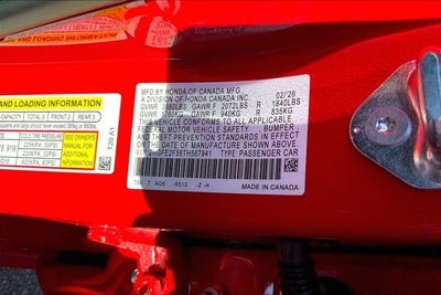 2026 Honda Civic Sport