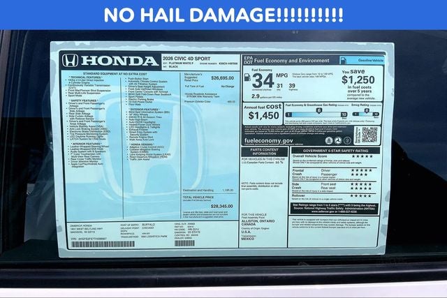 2026 Honda Civic Sport