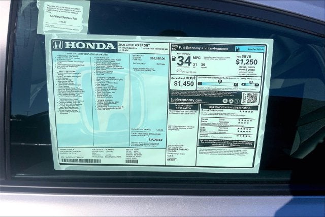 2026 Honda Civic Sport InStock
