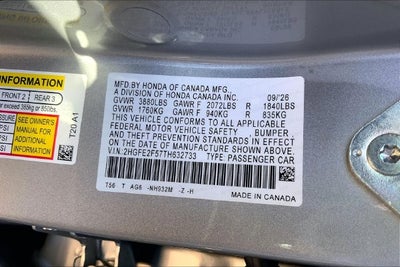 2026 Honda Civic Sport InStock