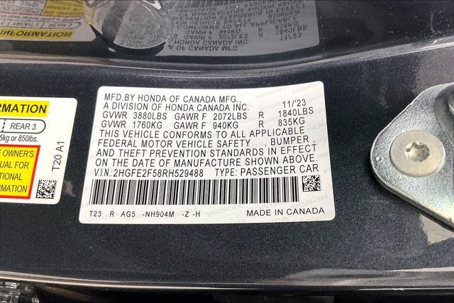 2024 Honda Civic Sport