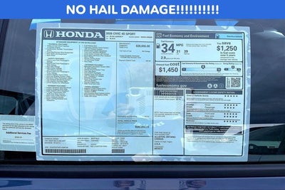 2026 Honda Civic Sport