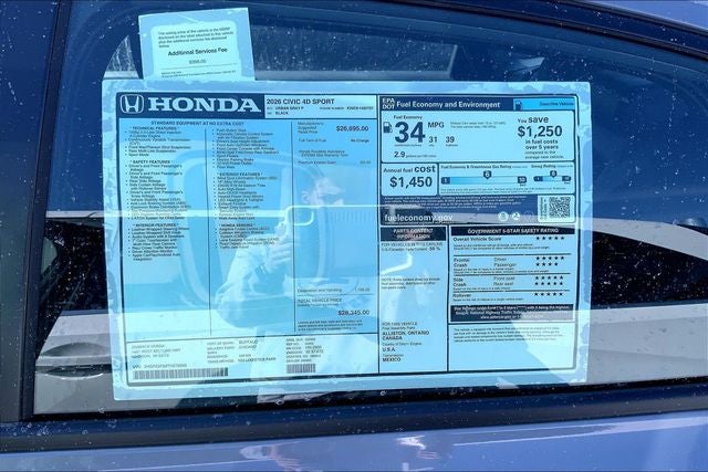 2026 Honda Civic Sport