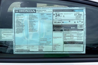 2026 Honda Civic Sport