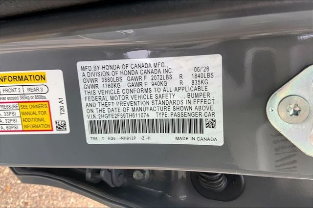 2026 Honda Civic Sport