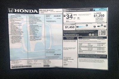 2026 Honda Civic Sport