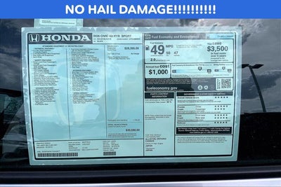 2026 Honda Civic Hybrid Sport