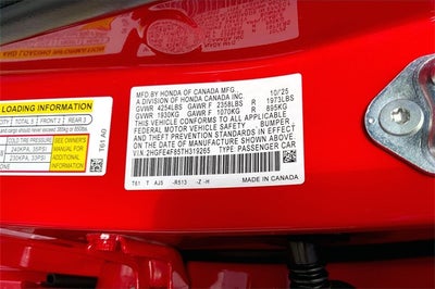 2026 Honda Civic Hybrid Sport Touring