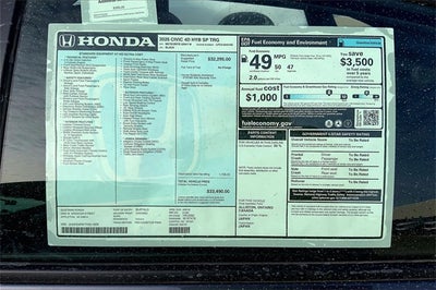 2026 Honda Civic Hybrid Sport Touring