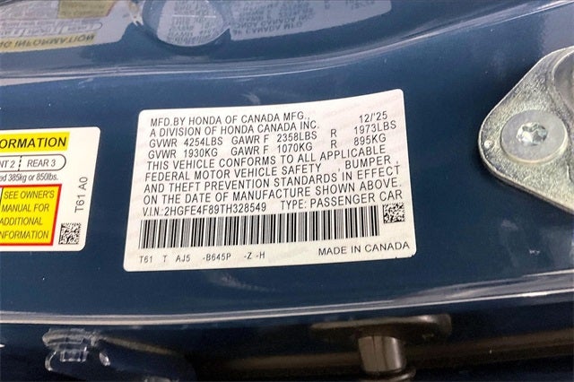 2026 Honda Civic Hybrid Sport Touring