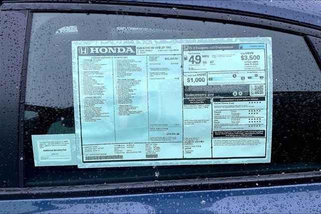 2026 Honda Civic Hybrid Sport Touring