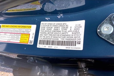 2026 Honda Civic Hybrid Sport Touring