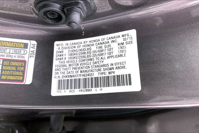 2015 Honda CR-V EX-L