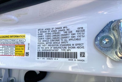 2026 Honda CR-V LX