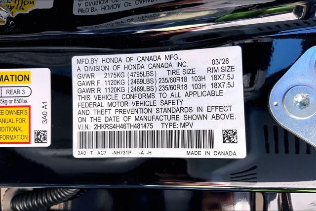 2026 Honda CR-V EX
