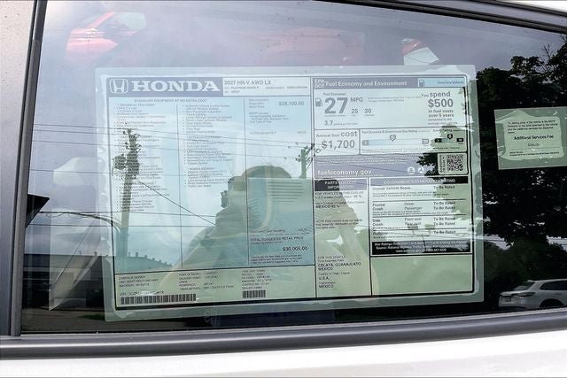 2027 Honda HR-V LX InStock