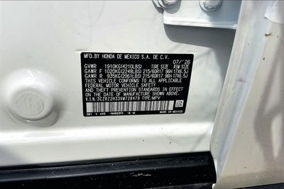 2027 Honda HR-V LX InStock