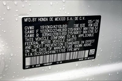 2027 Honda HR-V LX