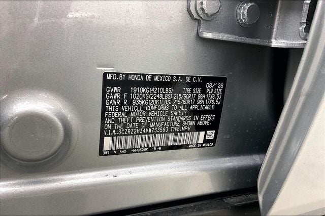 2027 Honda HR-V LX InStock