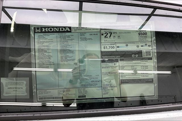 2027 Honda HR-V LX InStock
