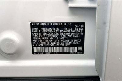 2027 Honda HR-V LX InStock