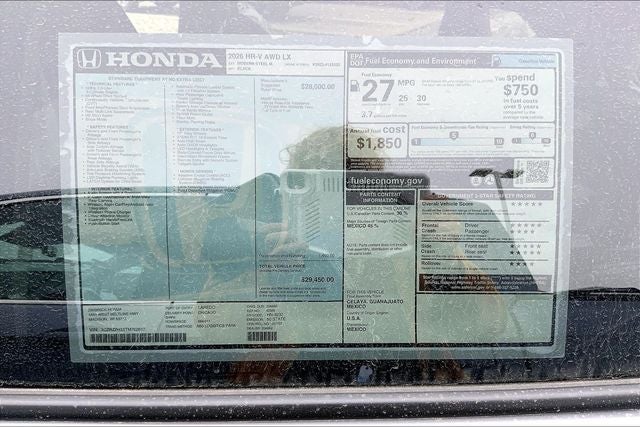 2026 Honda HR-V LX