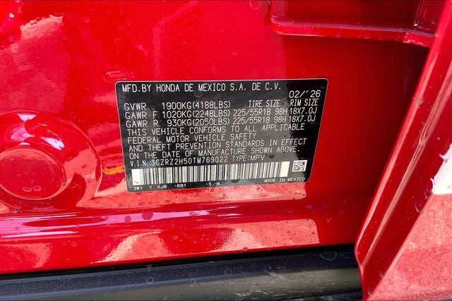 2026 Honda HR-V Sport