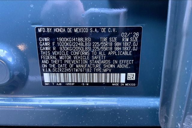 2026 Honda HR-V Sport