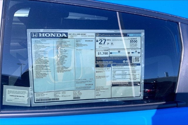 2027 Honda HR-V Sport InStock