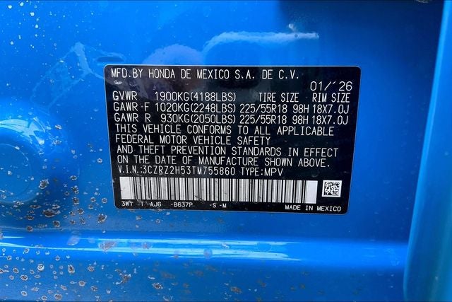 2026 Honda HR-V Sport