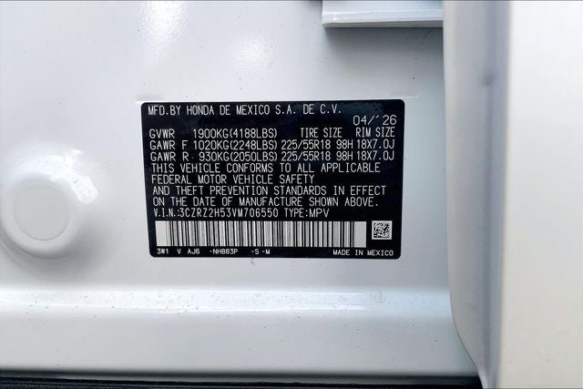 2027 Honda HR-V Sport