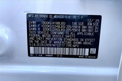 2026 Honda HR-V Sport