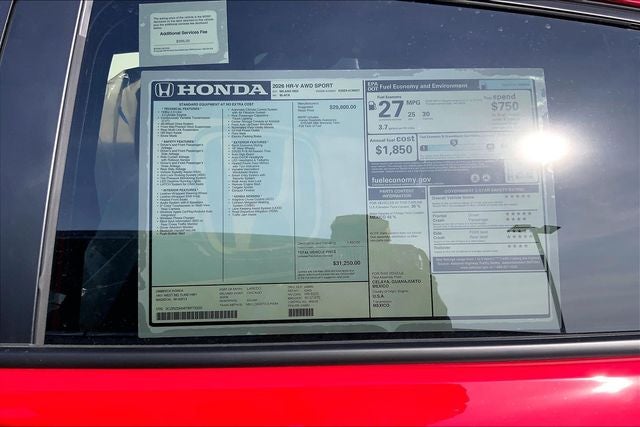 2026 Honda HR-V Sport