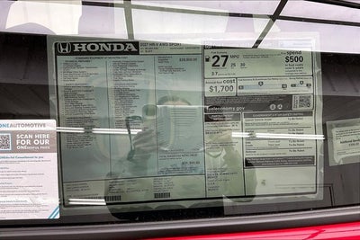 2027 Honda HR-V Sport InStock