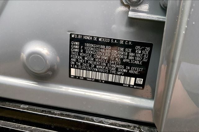 2027 Honda HR-V EX-L InStock