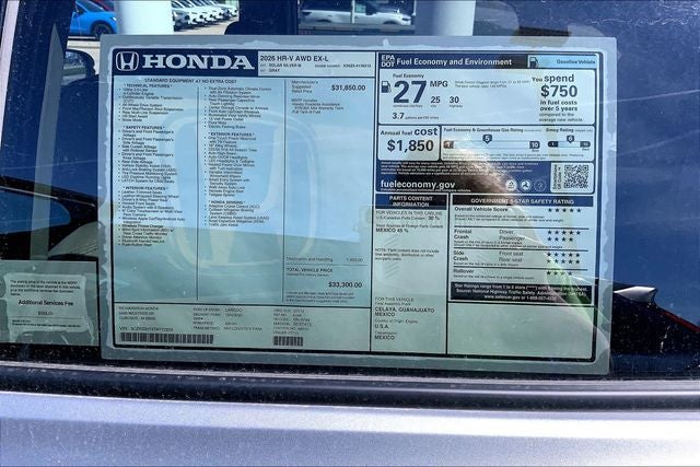 2026 Honda HR-V EX-L