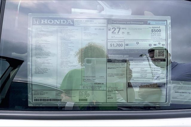 2027 Honda HR-V EX-L InStock