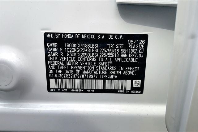 2027 Honda HR-V EX-L InStock