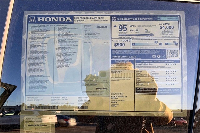 2026 Honda Prologue Elite