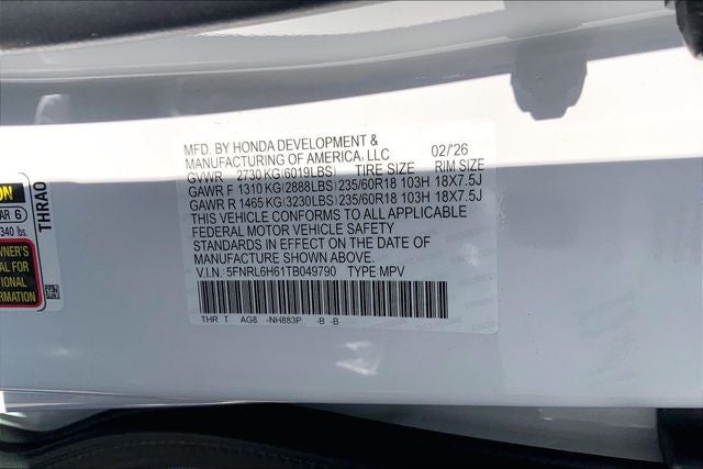 2026 Honda Odyssey EX-L