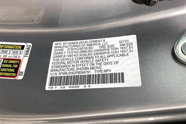 2023 Honda Odyssey EX-L