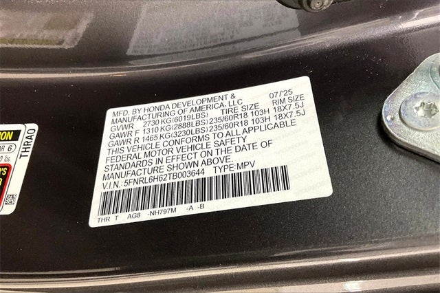 2026 Honda Odyssey EX-L