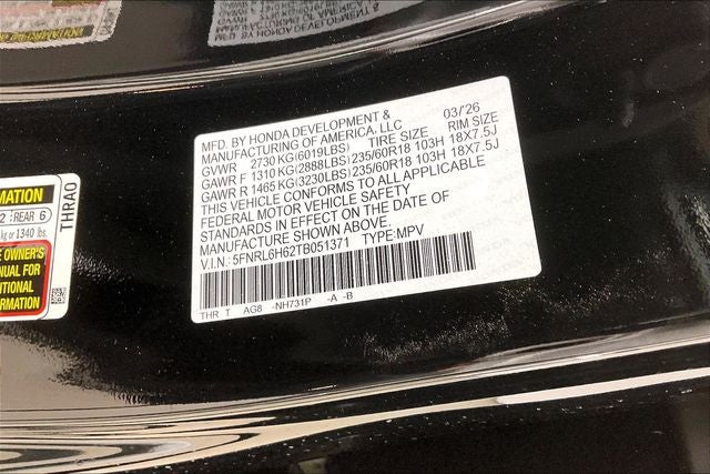 2026 Honda Odyssey EX-L