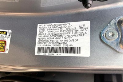 2026 Honda Odyssey EX-L