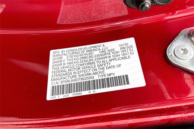 2026 Honda Odyssey EX-L