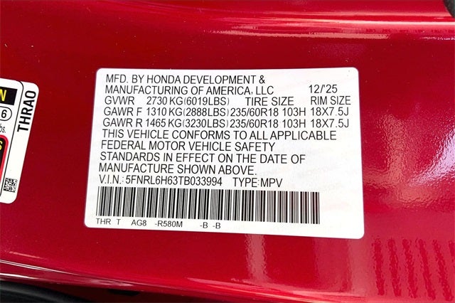 2026 Honda Odyssey EX-L