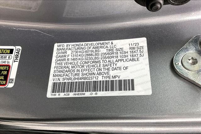 2024 Honda Odyssey EX-L